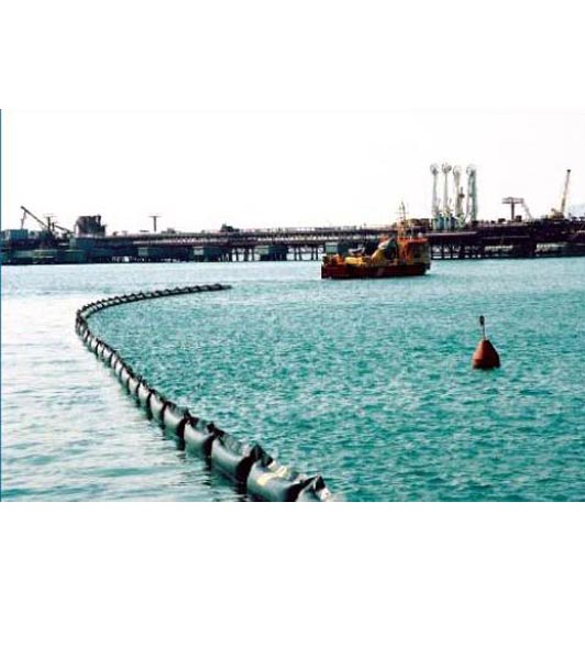 充气式橡胶围油栏