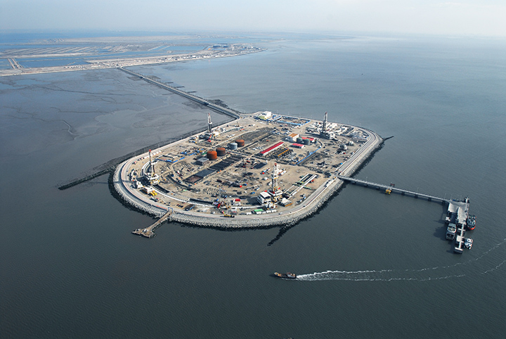 中交上海航道局河北冀东油田人工岛工程